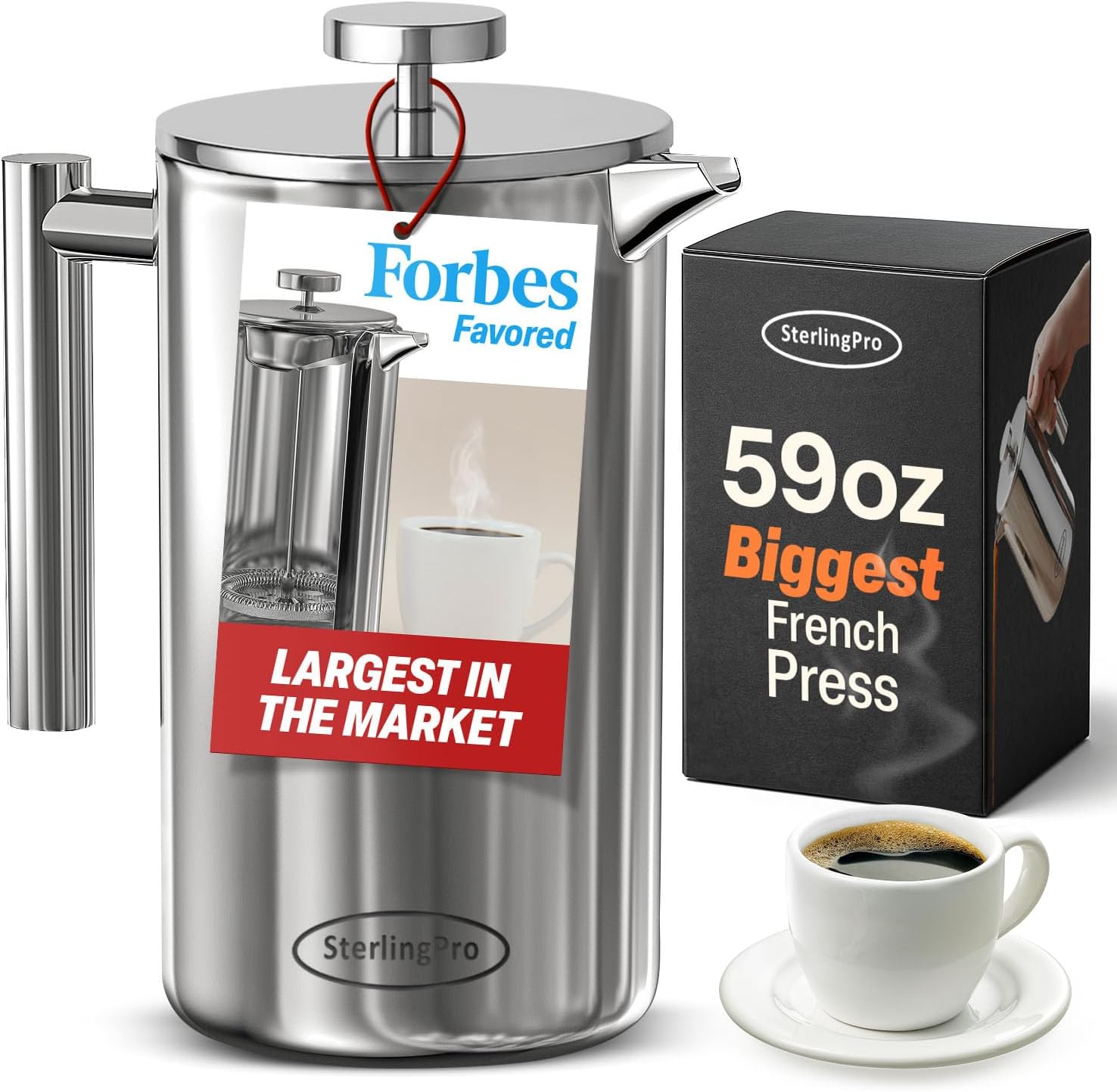 59 oz French Press — Mirror